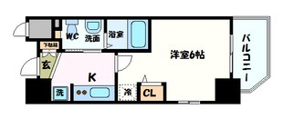 クリスタルグランツ大阪センターst.の物件間取画像